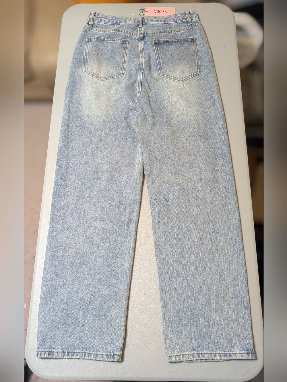 NWT Micas crossover button fly jeans, medium - Picture 7 of 9